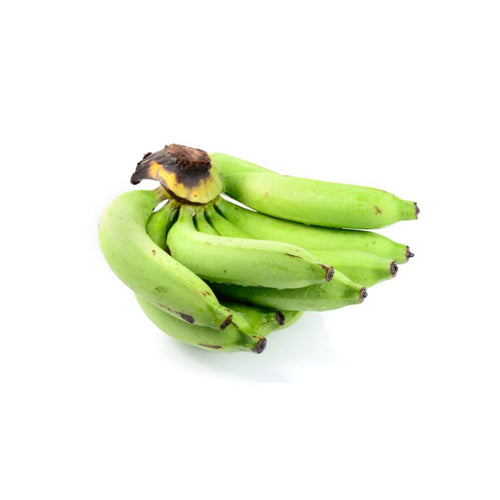 Fresh Matoke Banana at zucchini